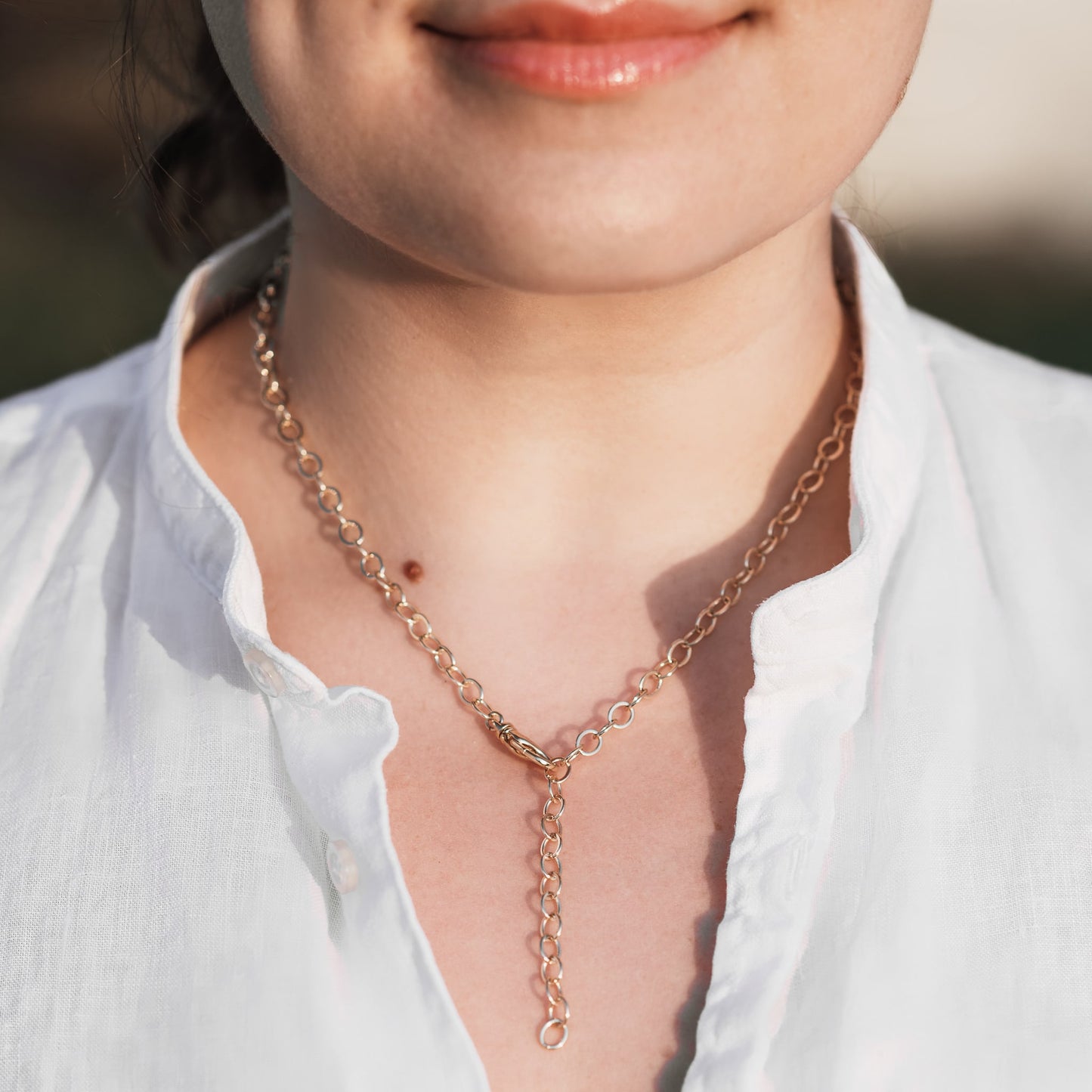 MAVEMO Charm Kette vergoldet – Styling mit Wechselanhänger