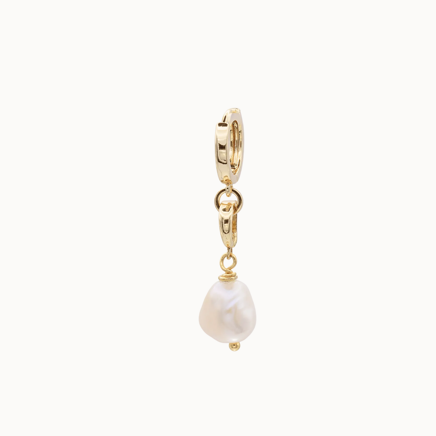 Charm Süßwasserperle Barock im Styling an MAVEMO Basiskette