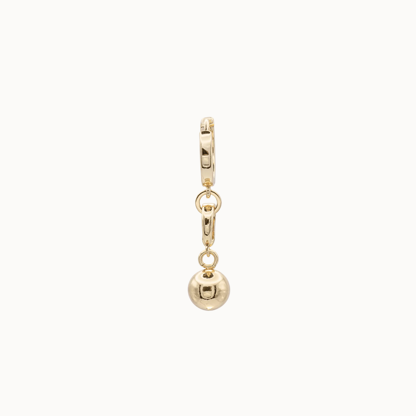 Charm Gold Kugel im Styling an MAVEMO Basiskette