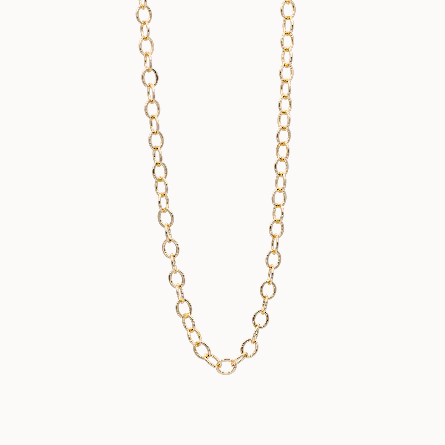 Minimalistische Kette goldfarben – modular kombinierbar | MAVEMO