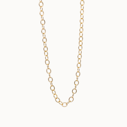 Minimalistische Kette goldfarben – modular kombinierbar | MAVEMO