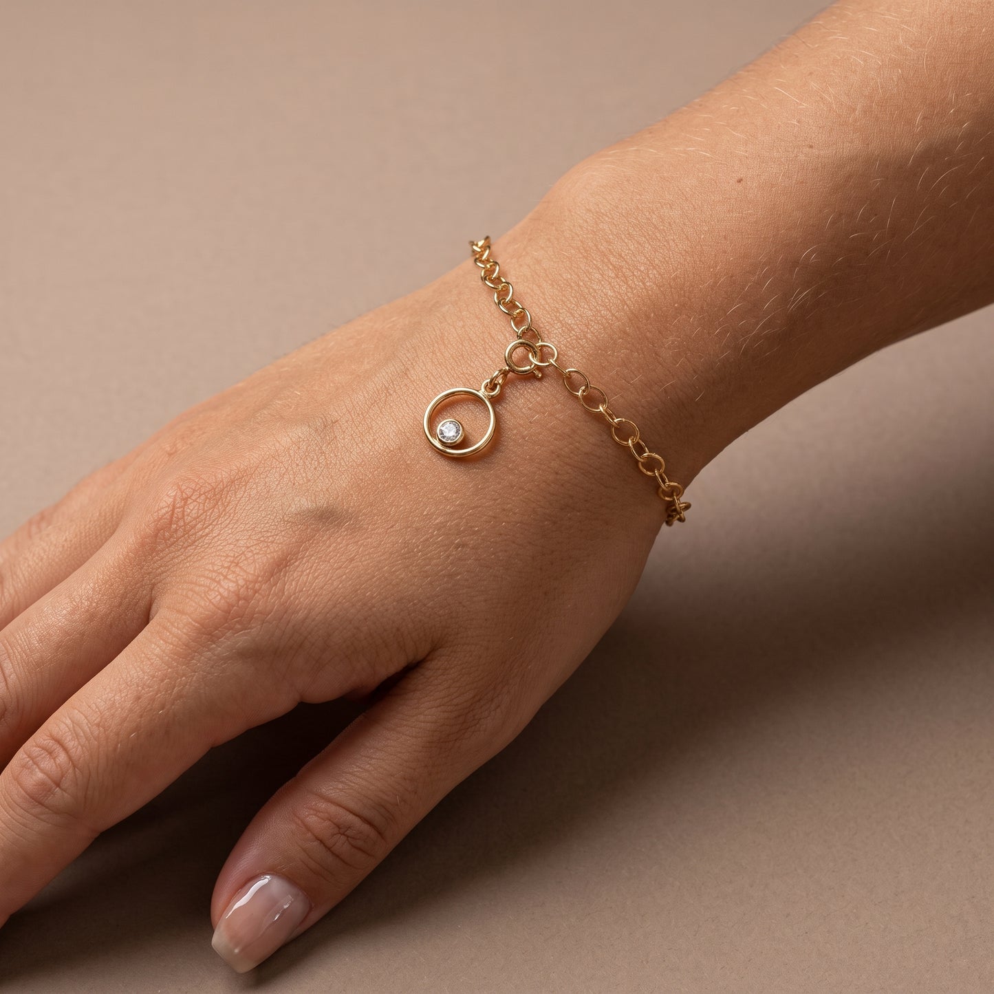 Basisarmband 19 cm — Gold filled