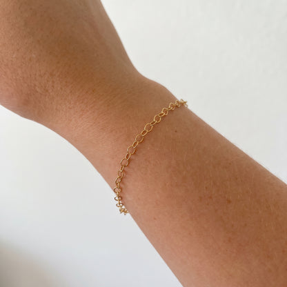 Basisarmband 19 cm — Gold filled